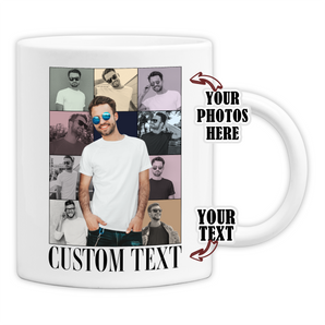 Custom Eras Tour Retro Vintage 90s Mug: Personalized with Your Photos | Unique Gifts for Her and Him | Ideal for Every Occasion