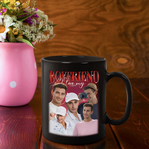 Bootleg Rap Mugs: Personalized with Your Photos | Vintage Graphic Design | Perfect for Any Occasion! Birthdays, Christmas, Valentine's Day & More!